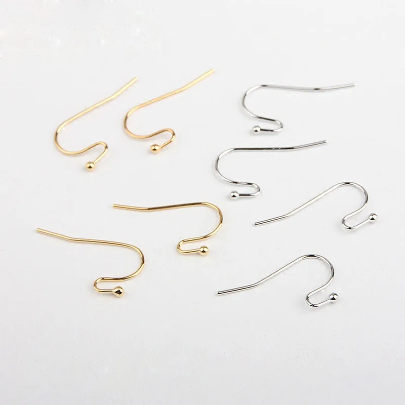 

2017 new design 50pcs/lot alloy Geometric waves shape metal fashion Ear hooks charms Upscale Earring decoration material