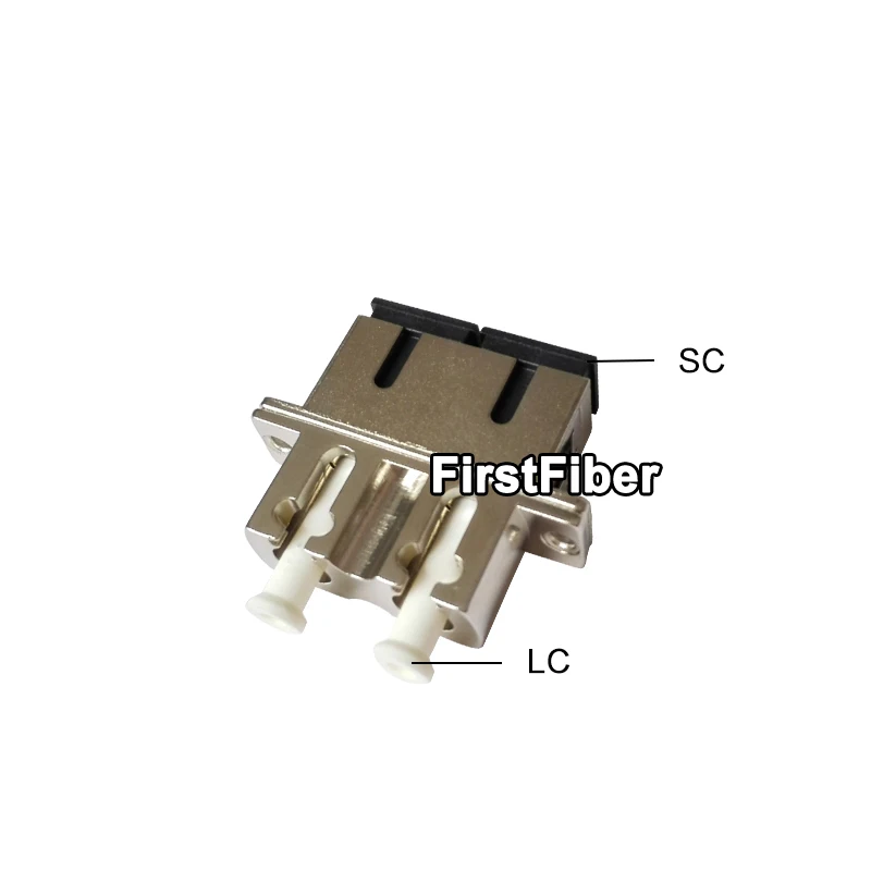 SC к LC дуплексный соединитель Адаптер волоконный кабель муфта одиночный режим и