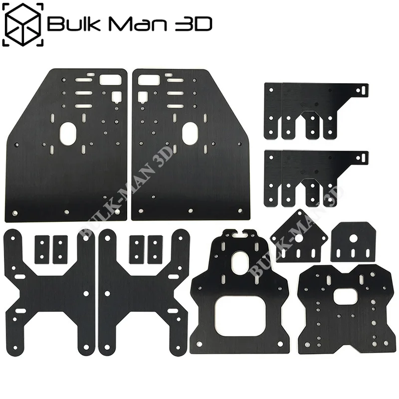 Алюминиевые портальные пластины, OX CNC пластины комплект для OX CNC гравировальный станок, Nema23 шаговый двигатель пластина, 17 штук версия