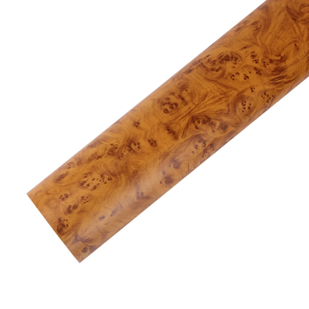 HOHOFILM 1.24x0.5m Yellow Wood Grain Vinyl Car Interior Sticker Furniture Textured Wrap 48.8''x20'' | Дом и сад