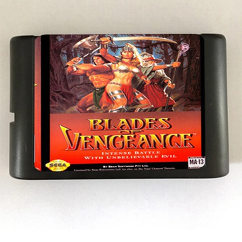 Лезвия мести игровой картридж новые 16 бит карточная игра для Sega игры Mega Drive / Genesis