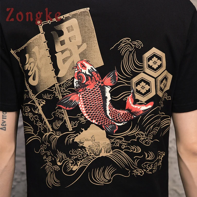 2018 новые летние Японии Стиль футболка Для мужчин Camiseta s Camisetas Hombre Мужской Забавный