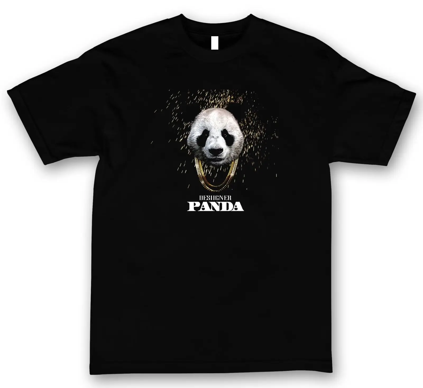 Черная футболка Desiigner Panda на заказ Broads Новинка Размер|Мужские футболки| |