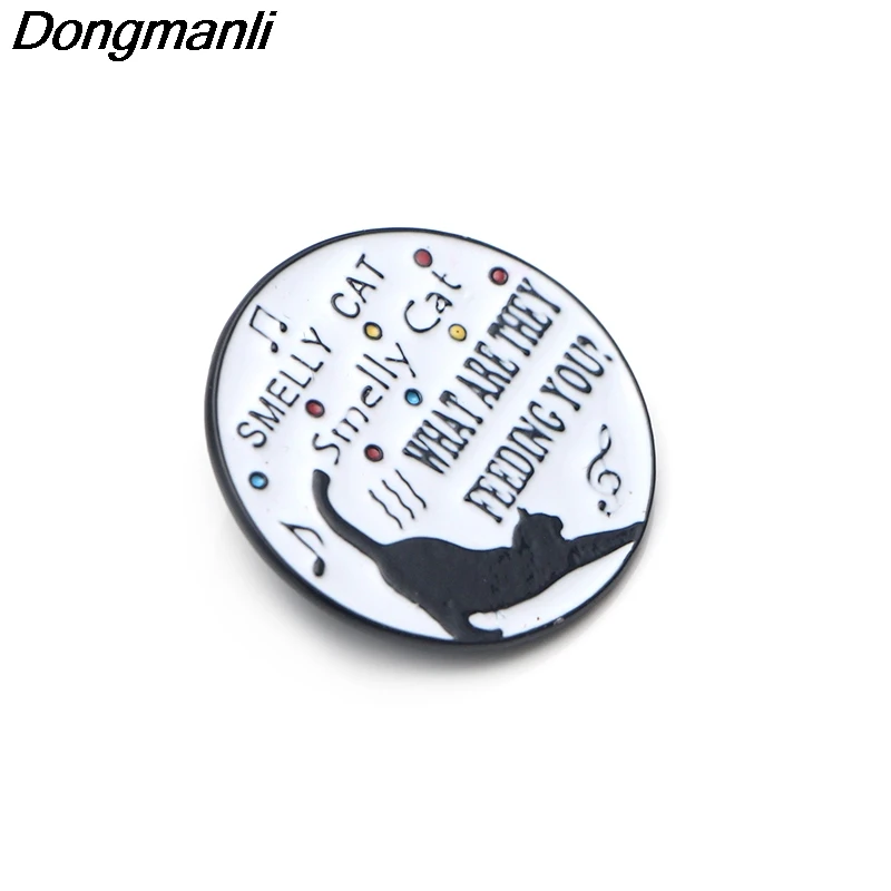 P3271 Dongmanli друзья ТВ шоу вонючий кот что они кормят вас эмалевые булавки ювелирное