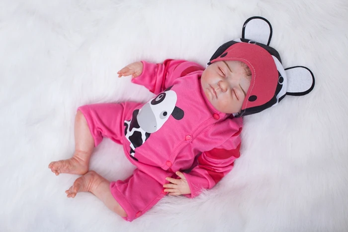 100% нетоксичный бутик 51 см кукла Bebe Кукла Reborn Мягкий Силиконовый мальчик девочка