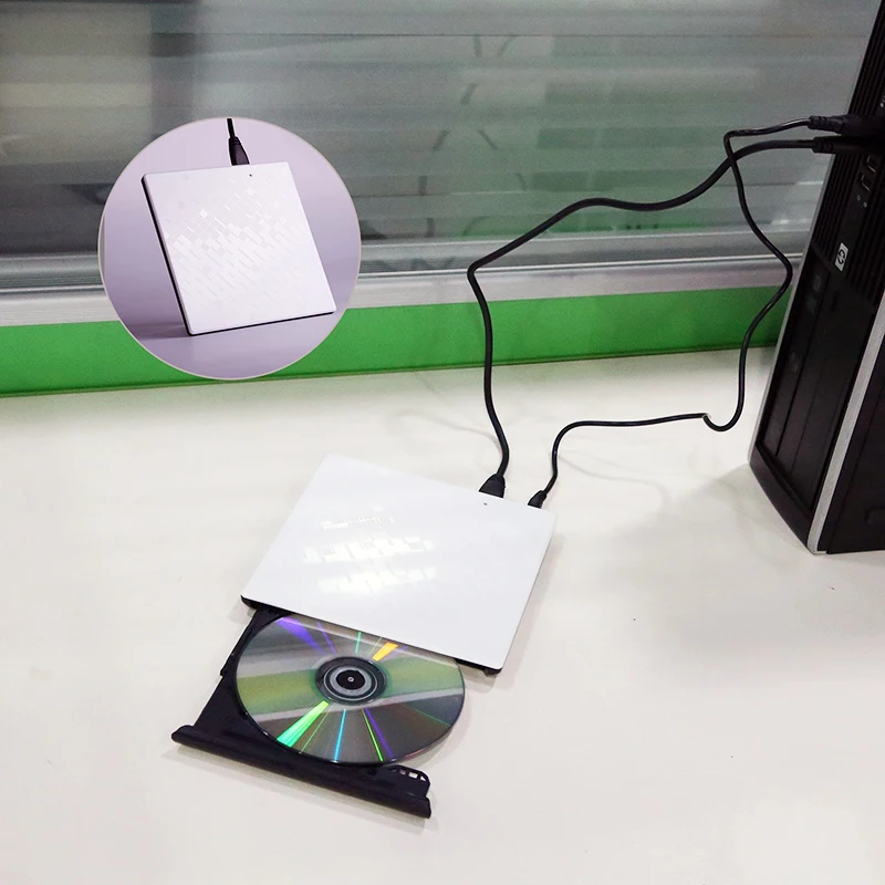 YiYaYo сенсорный контроль USB 3 0 CD/DVD RW привод внешний CD ROM/DVD ROM ультра тонкий