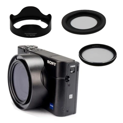 Алюминиевое кольцо адаптера фильтра для Sony RX100 M2 M3 rx100 m7 RX100M5 RX100M6 DSC-RX100VI RX100V RX100Vii