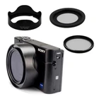 Алюминиевое кольцо адаптера фильтра для Sony RX100 M2 M3 rx100 m7 RX100M5 RX100M6 DSC-RX100VI RX100V RX100Vii QX100 объектив камеры 46 мм UV