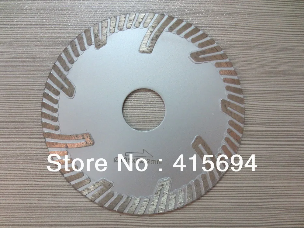 Tijolos e Outros Materiais de Construção Viu a Lâmina para o Concreto Pressionado Quente gu Turbo Diamante Mármore Granito 105x7x22. 23-toolscold 23-15.88mm