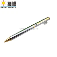 Spin metal 10 tip ballpoint metal tube blue and black ink ballpoint with 4pcs replace core 160PCS