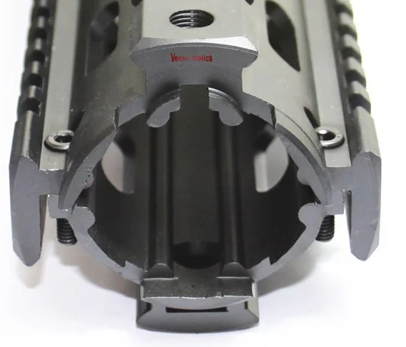 Вектор Оптика тактическая средняя длина 2 Piece RIS Handguard Picatinny Quad Rail Mount 8 5 ''fit. 223 rem