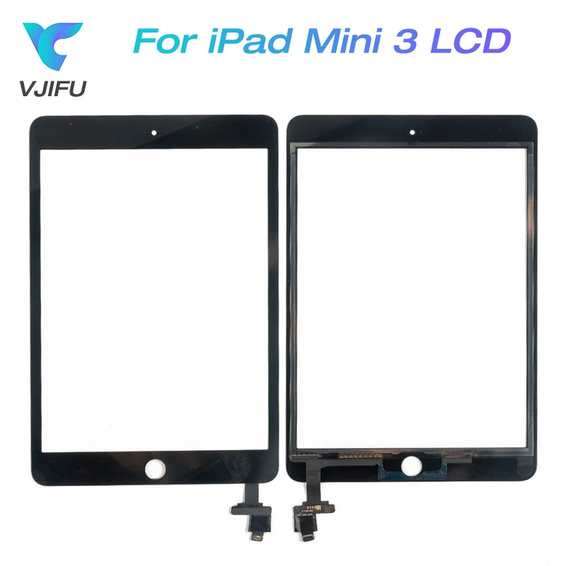 Дигитайзер сенсорного экрана Mini3 для iPad Mini 3 A1599 A1600 A1601 TP с IC без кнопки Home клейкими