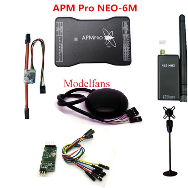Мини пульт управления полетом APM Pro + NEO 6M PM 915/433 МГц 3DR радио телеметрией Mini OSD|apm