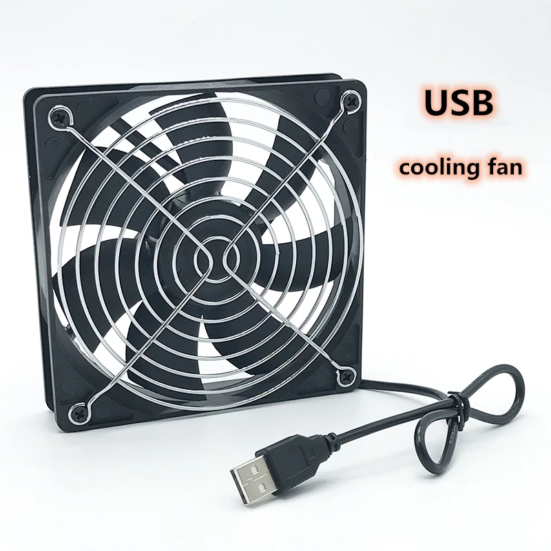 USB компьютер шасси вентилятор маршрутизатор set top box DIY 5CV Вентилятор охлаждения 12