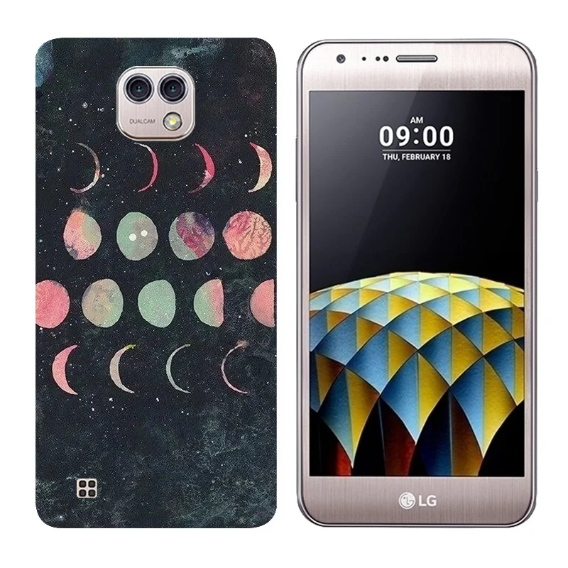 for LG X Cam K580 5.2&quot Case Cover Const Printing Silicone Soft TPU Mobile Phone |