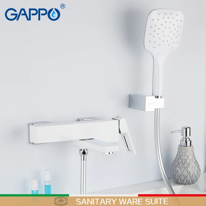 GAPPO настенный смеситель для ванной комнаты смесители душа ванны водопад латунь
