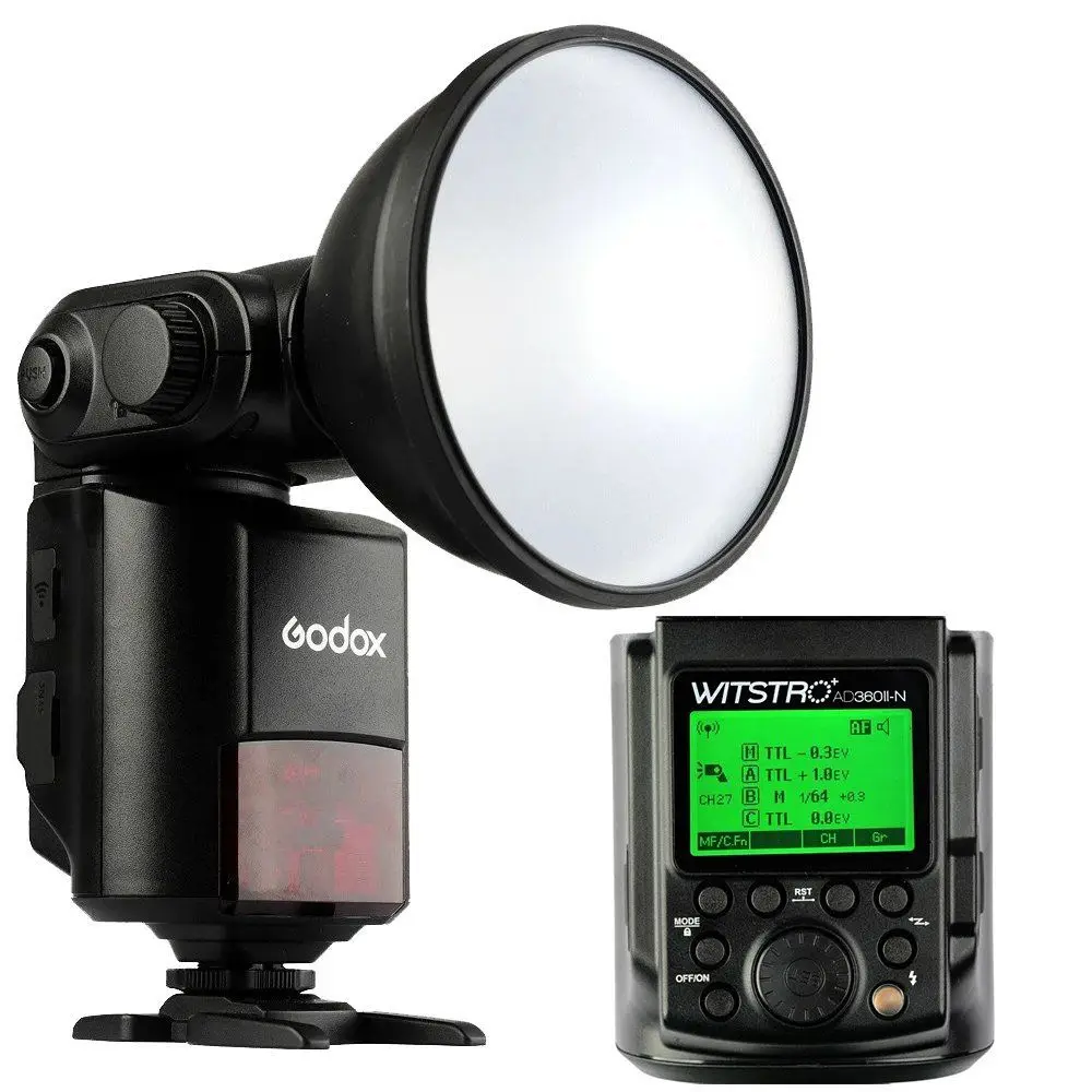 Студийная вспышка для камеры Nikon 360 W i TTL HSS|speedlite for nikon|flash speedlitegodox ad360 |