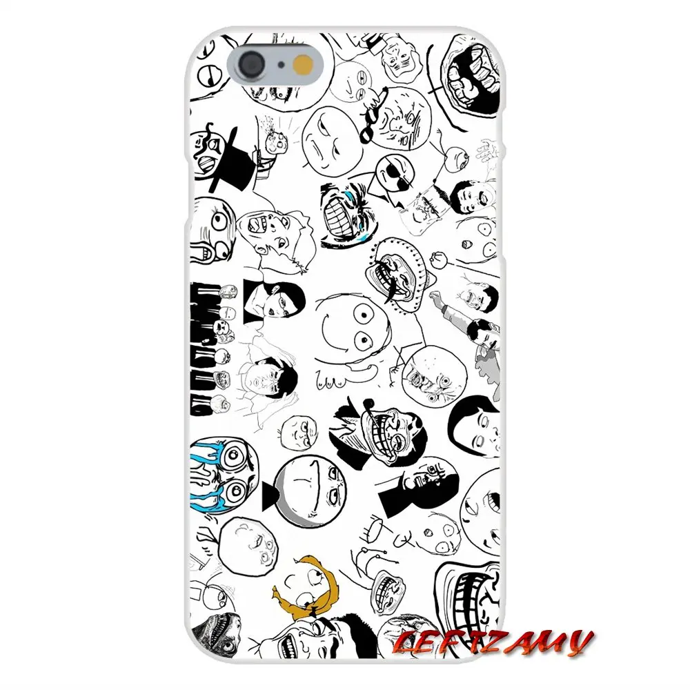 Аксессуары чехлы для телефонов Samsung Galaxy A5 A6S A7 A8 A9S Star J4 J6 J7 J8 Prime Plus 2018 Rage Comics Face Meme |