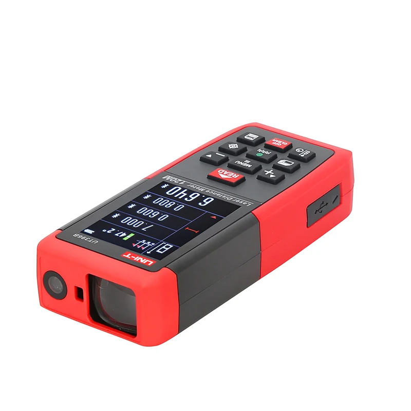 UNI T цифровой лазерный дальномеры расстояние камеры USB 80 м 120 измеритель