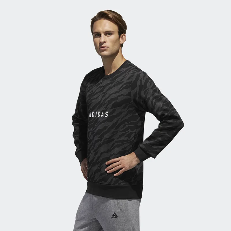 Новое поступление оригинальный мужской пуловер с камуфляжным принтом Adidas EI GFX CS