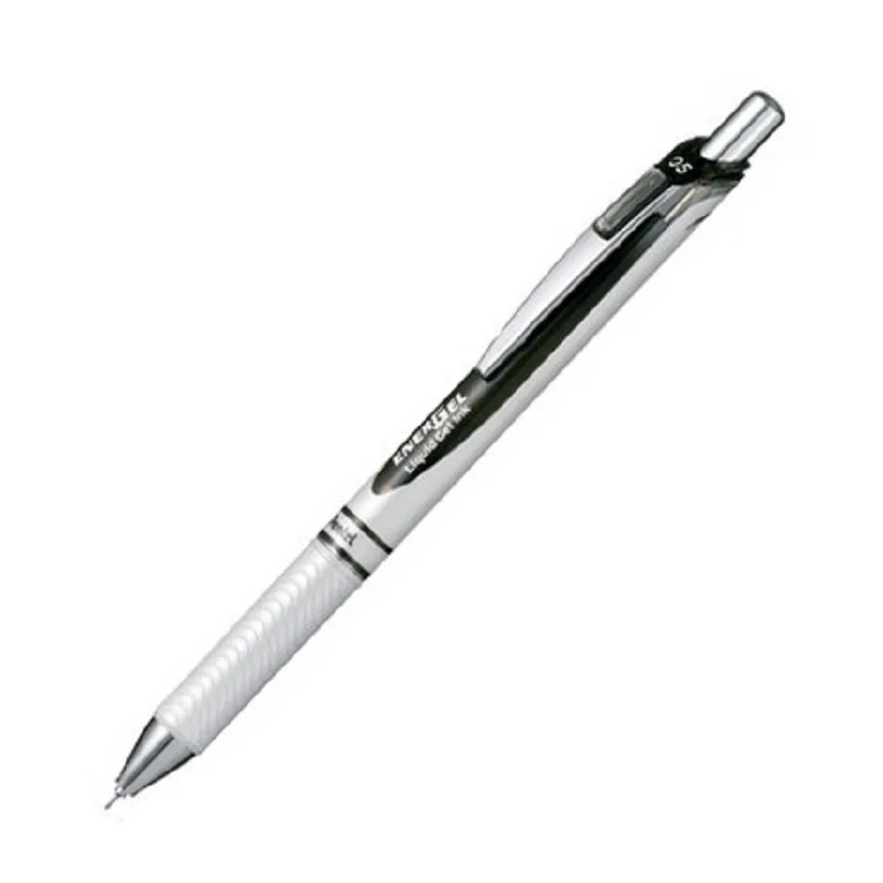 Pentel пресс-тип BLN75 супер гладкая быстросохнущая гелевая ручка для Студенческая Выдвижная гелевая роликовая ручка 6 шт./лот