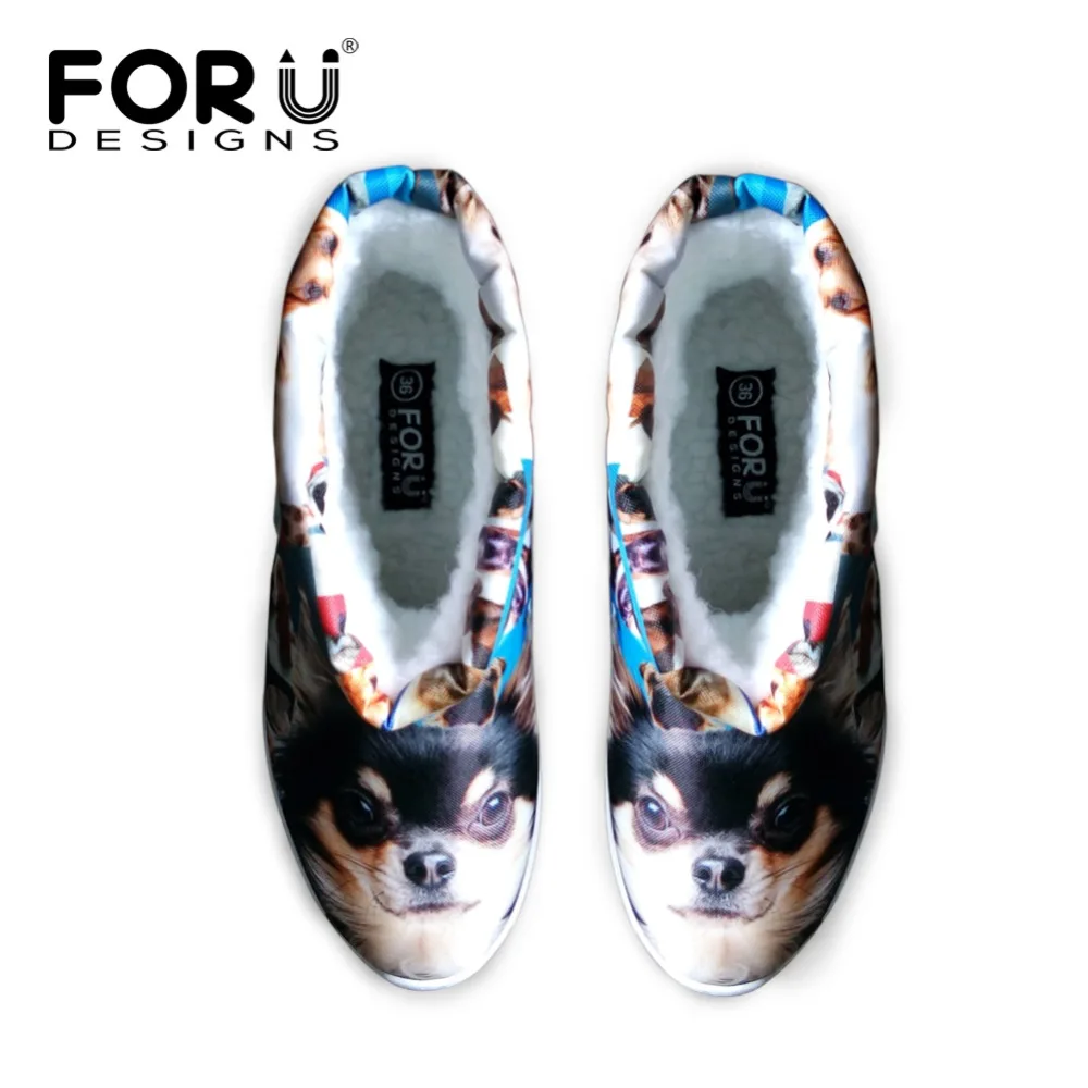 

FORUDESIGNS Custom Picture or Logo Women Winter Snow Boots High Quality Ladies Ankle Boots Cotton Waterproof Rain Boots Woman