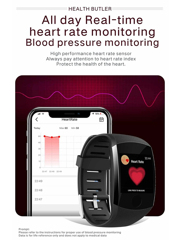 Смарт часы водонепроницаемые спортивные для iphone phone Smartwatch пульсометр функции