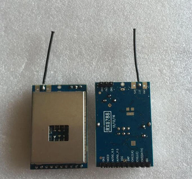 1 шт. RX6788 2 4G 93dBm 8CH приемник беспроводной аудио видео приемный модуль для