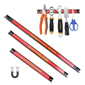 Магнитный держатель для инструмента, стеллаж для подключения полосок, металлических инструментов в гараже и мастерской, 24 дюйма