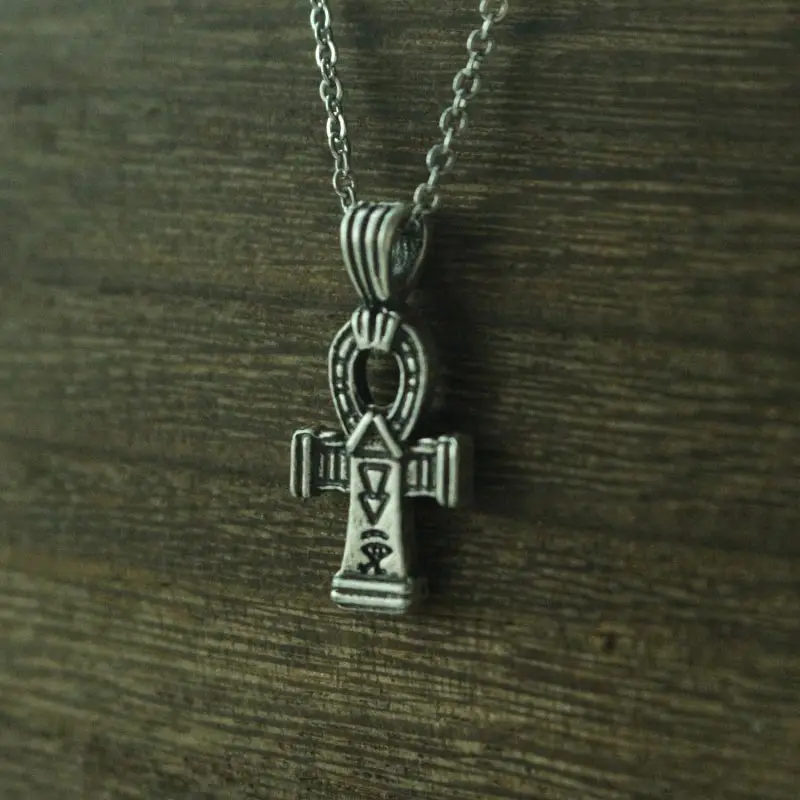 10 шт. цепочка из нержавеющей стали с кулоном-крестом