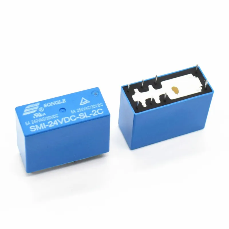 SMI-24VDC-SL-2C DC 24V 5A 250V 8PIN реле питания