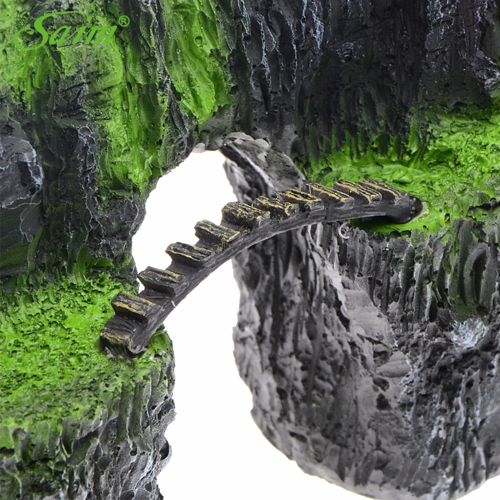 Большие искусственные камни для сада камней аквариумов аквариум с видом на горы