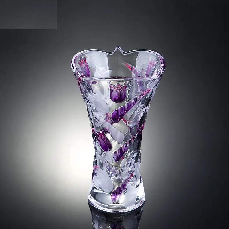 Модная трендовая стеклянная ваза современная простая Скандинавская Новая