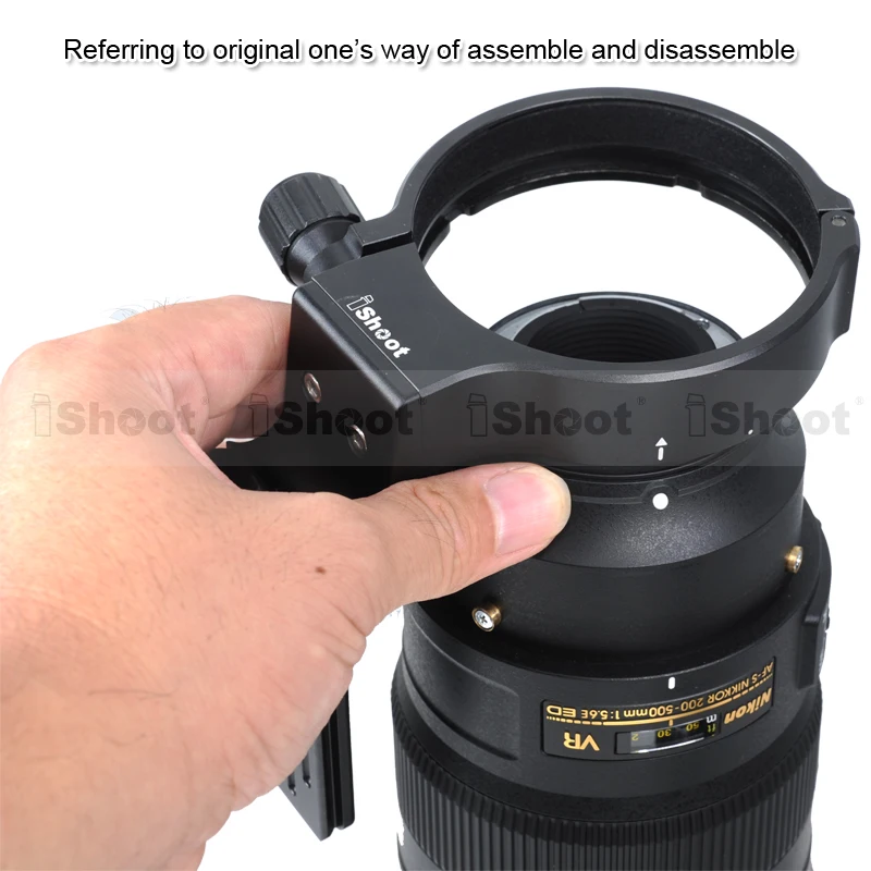 Кольцо для крепления объектива на штатив с быстроразъемной пластиной Nikon AF S 200 500