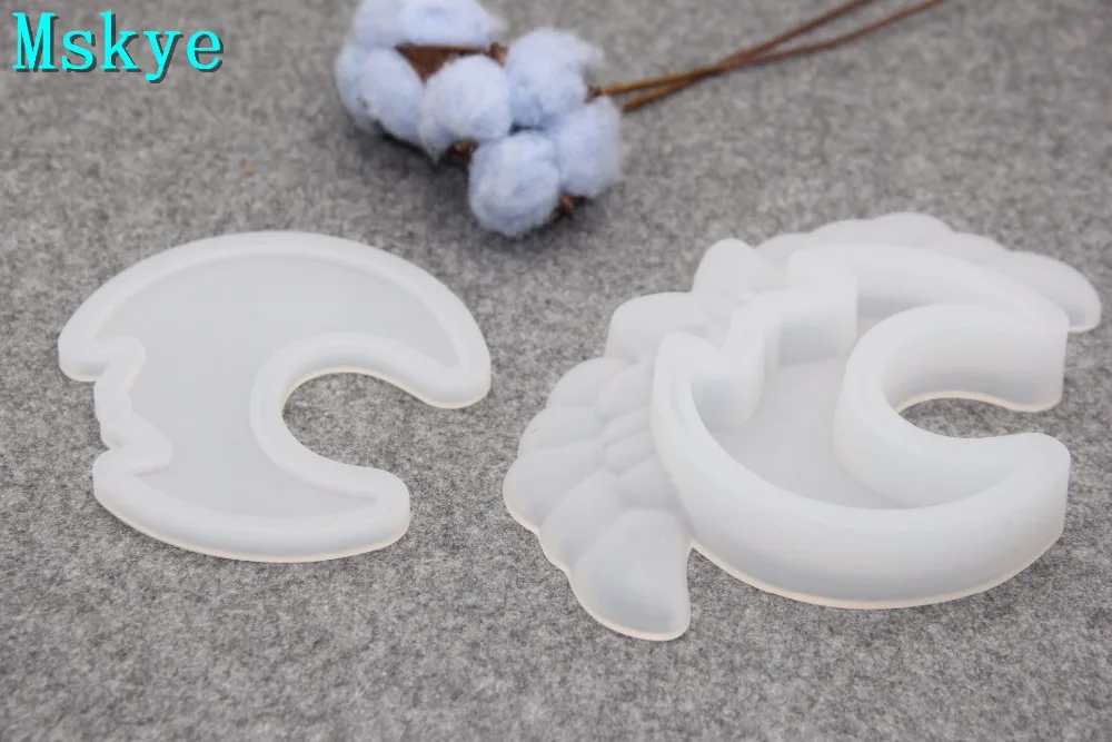 Mskye Crystal drop mould diy handmade collection box jewelry moon | Украшения и аксессуары