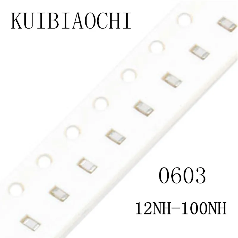 50 шт./лот 0603 SMD индуктор 12nH 15nH 18nH 22nH 27nH 33nH 39nH 47nH 56nH 68nH 82nH 100nH|Индукторы| |