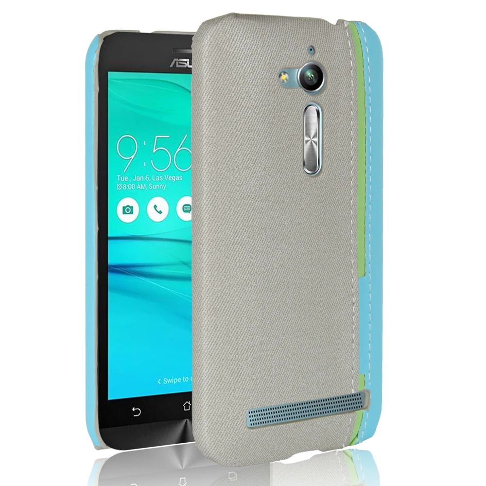 Чехлы для телефонов Asus Zenfone Go ZB500KL роскошный двухцветный кожаный чехол сумка |