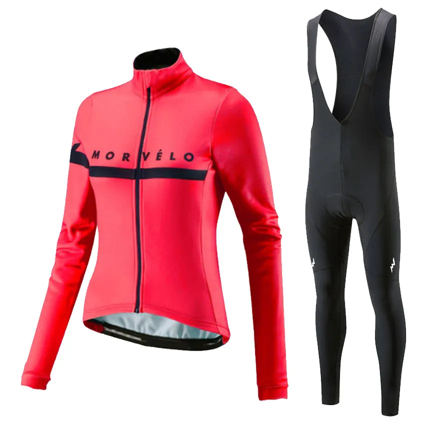Morvelo, осень, длинный рукав, Pro, для велоспорта, Джерси, для женщин, для гонок, велосипедная одежда, спортивная одежда, Ретро стиль, одежда для велоспорта, Майо, униформа - Цвет: 4