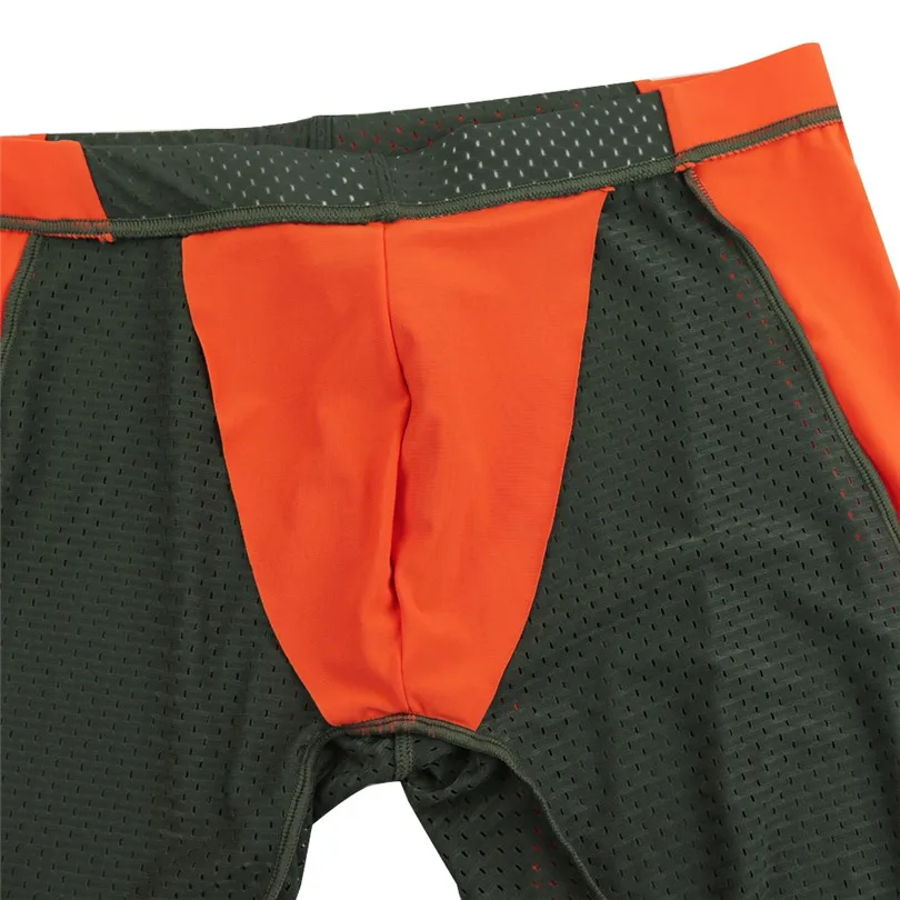 Сексуальные мужские шорты эластичные облегающие для фитнеса тренировок