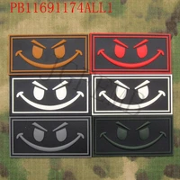 sealteam smiley face morale military tactics 3d pvc patch badges