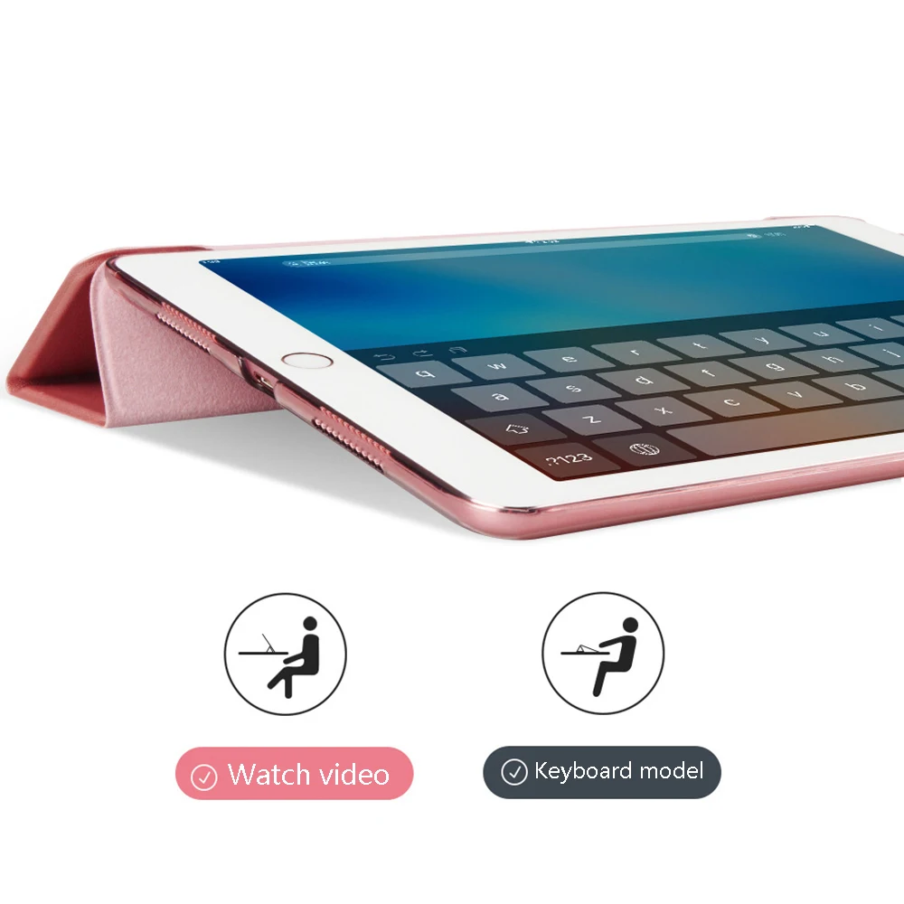 Для iPad Pro 12,9 чехол с лицом ID Funda Магнитный Пробуждение ультра тонкий чехол для смарт-телефона Поддержка прикрепить заряд A1876 A1895 a1983