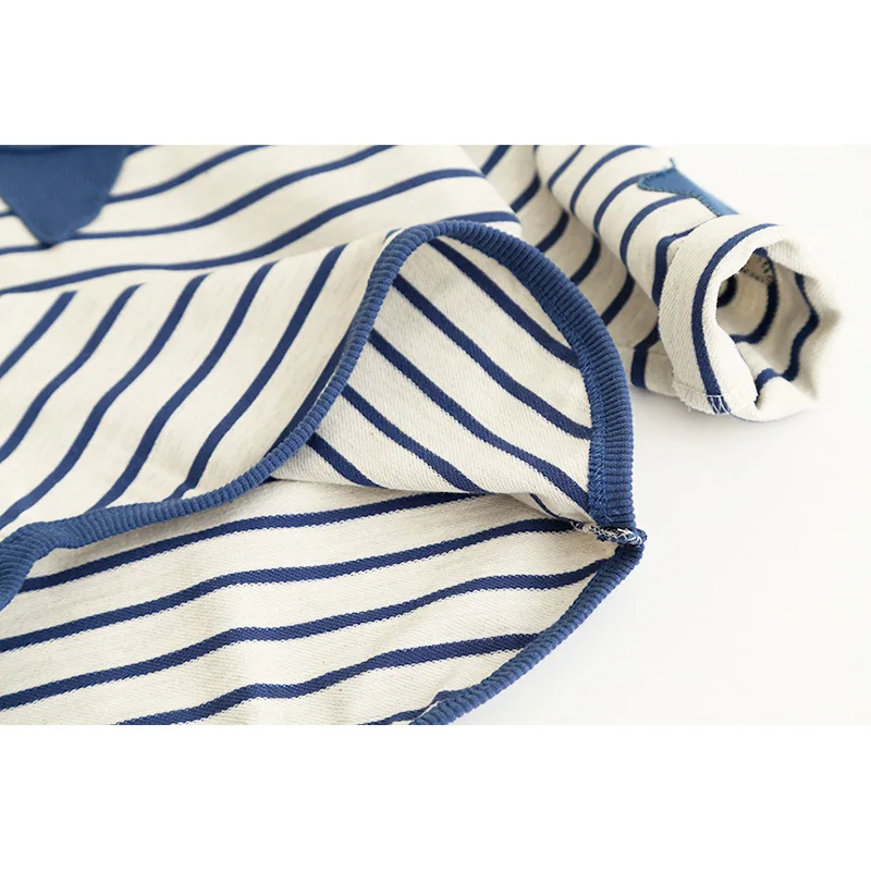 Spring Autumn Children's Wear Boys Cotton Striped Sweaters Infant Casual Turtleneck Tops Special Clearance long sleeve shirt |