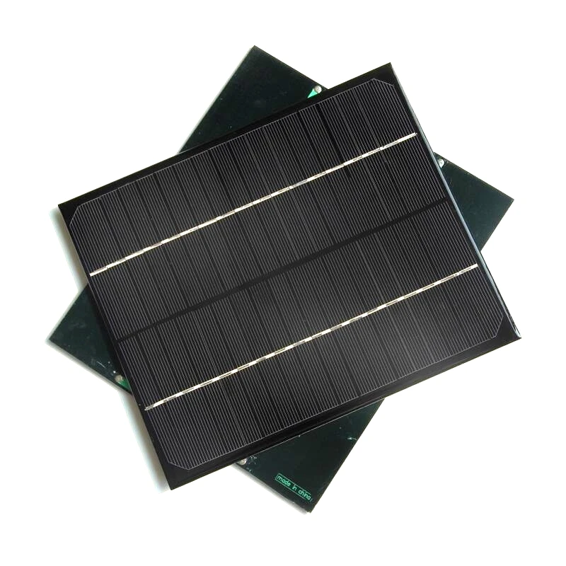 Монокристаллические солнечные элементы BUHESHUI 6 Вт 18 в модуль солнечных панелей