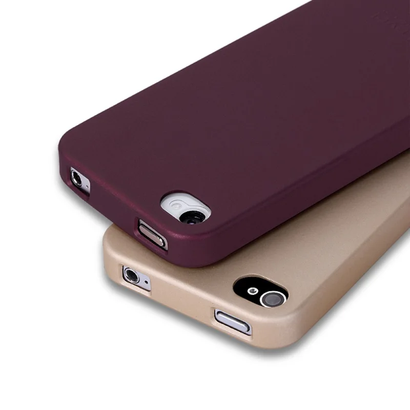 X-Level Guardian ультра тонкий мягкий матовый чехол из ТПУ для Apple iPhone 4S 4 Скраб задняя