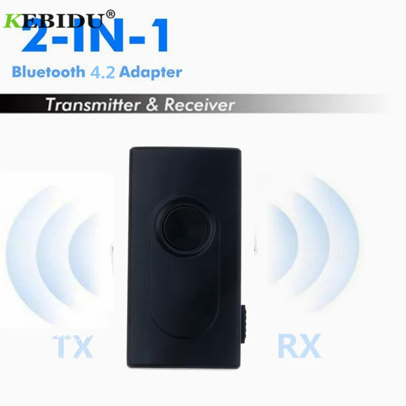 KEBIDU беспроводной A2DP 3 5 мм Bluetooth V4.2 передатчик приемник адаптер стерео аудио донгл