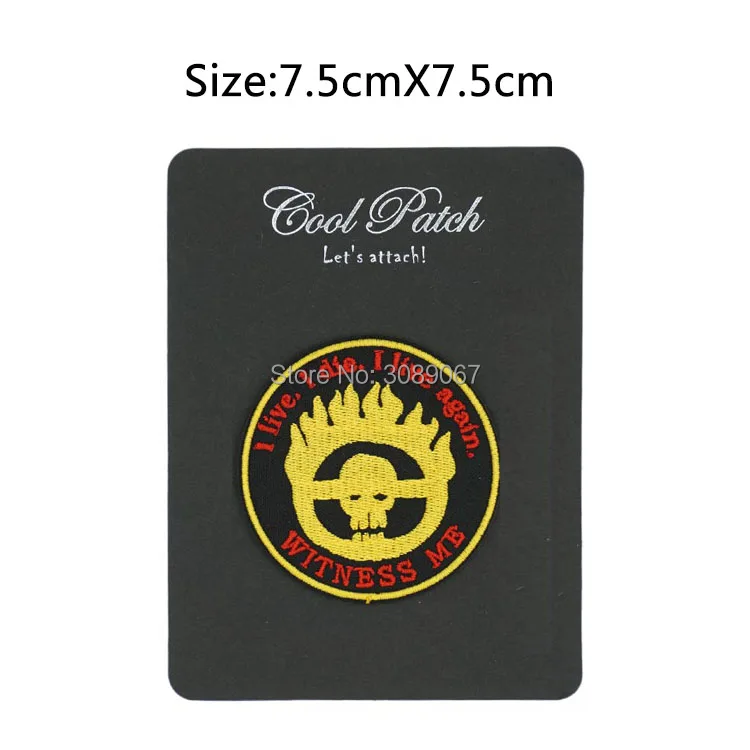 Безумный Макс Дорога ярости свидетель мне патч-ТВ фильм Вышитые пришить клеевая