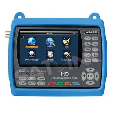 Satlink WS-6951 ручной спутниковый искатель DVB-S2 4,3 'TFT Satlink WS6951 спутниковый искатель DVB-S2 спутниковый измеритель