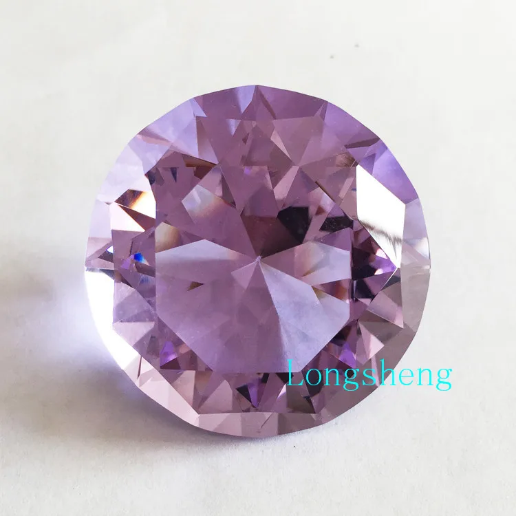 60 мм Фиолетовый Ювелирный бриллиант для украшения сада стекло гостиной