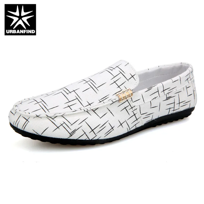 URBANFIND Men Loafers Shoes Casual 2019 Spring Summer Light Canvas Youth Breathable Fashion Flat Footwear | Обувь