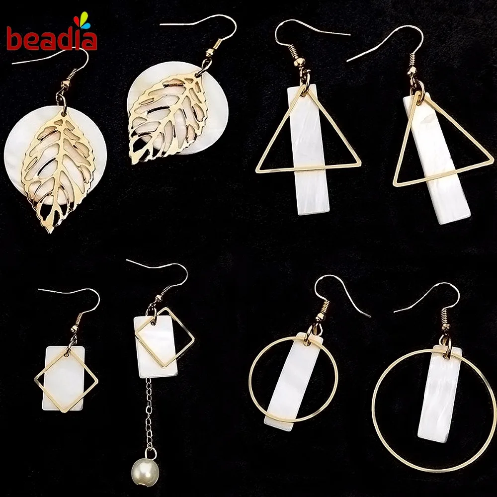 Бусины ручной работы женские бусины-подвески из натуральных белых пресноводных